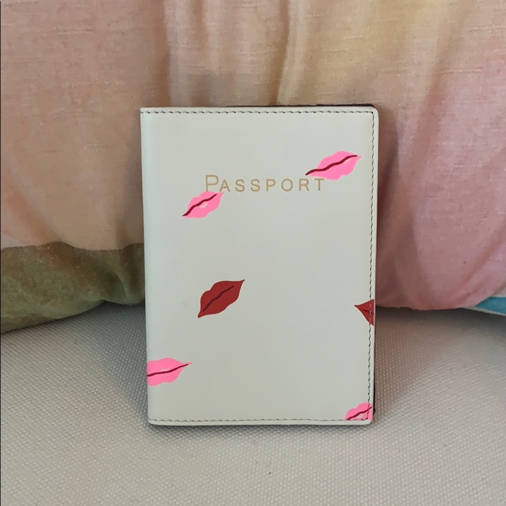 J. Crew Lip Printed Passport Case